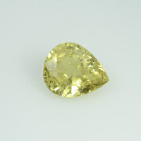 2.76 Cts Natural Yellow Sapphire Loose Gemstone Pear Cut