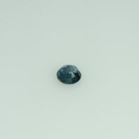 4.4 mm Natural Blue Green Sapphire Loose Gemstone Round Cut