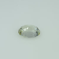 2.42 cts Unheated Natural Yellow Sapphire Loose Gemstone Oval Cut Certified