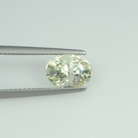 3.12 cts Unheated Natural Yellow Sapphire Loose Gemstone Oval Cut