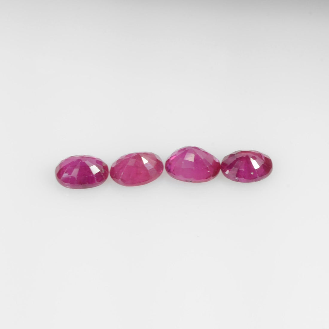 5x4 MM Natural Ruby Loose Gemstone Oval Cut