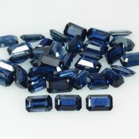 5x3 MM Natural Blue Sapphire Loose Gemstone Octagon Cut