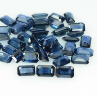 5x3 MM Natural Blue Sapphire Loose Gemstone Octagon Cut