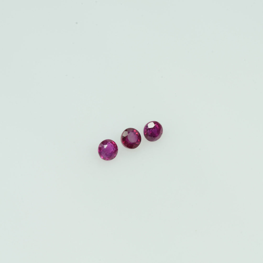 1.4-2.8 mm Natural Ruby Loose Gemstone Round Cut