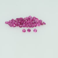1.1-2.8 mm Natural Ruby Loose Gemstone Round Cut
