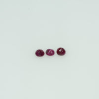 2.0-2.8 mm Natural Ruby Loose Gemstone Round Cut