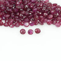 2.0-2.8 mm Natural Ruby Loose Gemstone Round Cut