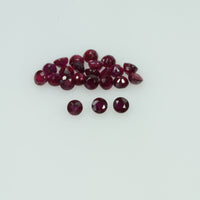 1.5-2.4 mm Natural Ruby Loose Gemstone Round Cut