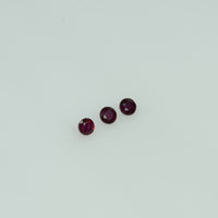 1.5-2.4 mm Natural Ruby Loose Gemstone Round Cut
