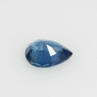 0.66 cts Natural Blue Sapphire Loose Gemstone Pear Cut