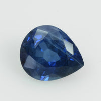 1.20 cts Natural Blue Sapphire Loose Gemstone Pear Cut