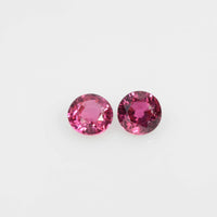 3.9-5.4 mm Natural Ruby Loose Gemstone Round Cut