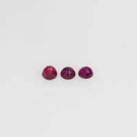 2.6-3.6 mm Natural Ruby Loose Gemstone Round Cut