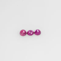 2.3-3.8 mm Natural Ruby Loose Gemstone Round Cut