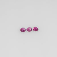 1.9-4.2 mm Natural Ruby Loose Gemstone Round Cut