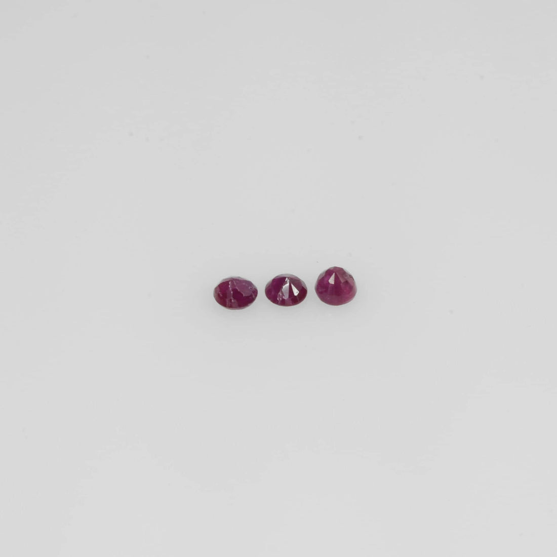 1.5-4.4 mm Lots Natural Ruby Loose Gemstone Round Cut