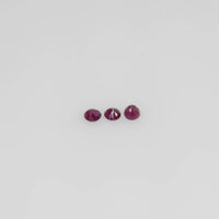 1.5-4.4 mm Lots Natural Ruby Loose Gemstone Round Cut