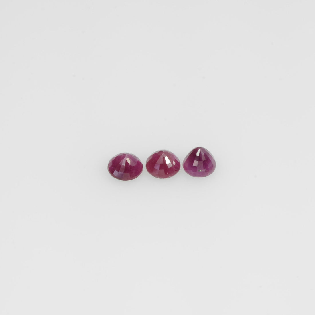 1.5-4.4 mm Lots Natural Ruby Loose Gemstone Round Cut