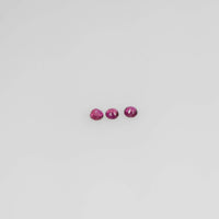 1.3-2.7 mm Natural Ruby Loose Gemstone Round Cut