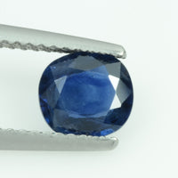 1.10 Cts Natural Blue Sapphire Loose Gemstone Cuhsion Cut