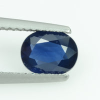 1.10 Cts Natural Blue Sapphire Loose Gemstone Oval Cut
