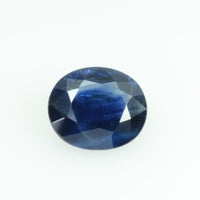 0.85 Cts Natural Blue Sapphire Loose Gemstone Oval Cut