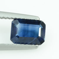 1.00 Cts Natural Blue Sapphire Loose Gemstone Octagon Cut