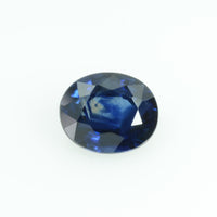 0.68 Cts Natural Blue Sapphire Loose Gemstone Oval Cut