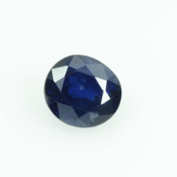0.75 Cts Natural Blue Sapphire Loose Gemstone Oval Cut