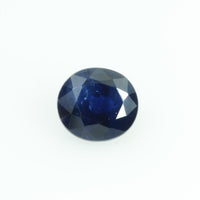 0.60 Cts Natural Blue Sapphire Loose Gemstone Oval Cut