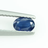 0.47 Cts Natural Blue Sapphire Loose Gemstone Oval Cut