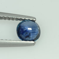 0.70 cts natural blue sapphire loose gemstone Roundish Oval Cut