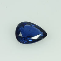 0.70 cts natural blue sapphire loose gemstone Pear Cut