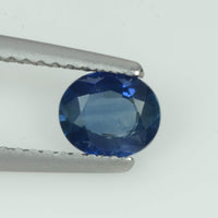 0.65 cts natural blue sapphire loose gemstone Oval cut