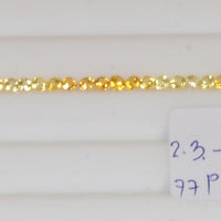 Natural Yellow Fancy Sapphire Loose Gemstone Diamond Cut Set