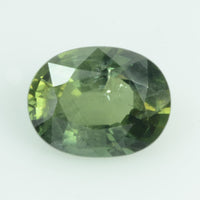 2.26 cts Natural Green Sapphire Loose Gemstone Oval Cut