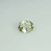 1.98 cts Unheated Natural Yellow Sapphire Loose Gemstone Oval Cut