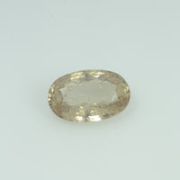 4.42 Cts Natural Peach Sapphire Loose Gemstone Oval Cut