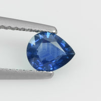 0.55 cts Natural Blue Sapphire Loose Gemstone Pear Cut