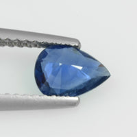 0.74 cts Natural Blue Sapphire Loose Gemstone Pear Cut
