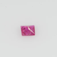 2-3 mm Natural Pink Sapphire Loose Gemstone Square Cut