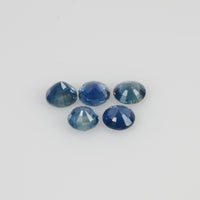 4.5 mm Natural Blue Sapphire Loose Gemstone Round Cut