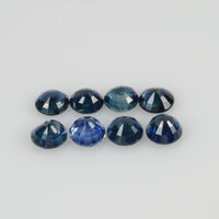 4.5 mm Natural Blue Sapphire Loose Gemstone Round Cut