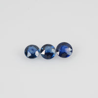4.5 mm Natural Blue Sapphire Loose Gemstone Round Cut