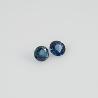 4.5 mm Natural Blue Sapphire Loose Gemstone Round Cut