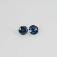 4.5 mm Natural Blue Sapphire Loose Gemstone Round Cut