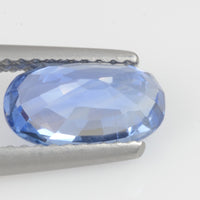2.34 cts Unheated Natural Blue Sapphire Loose Gemstone Oval Cut Certified