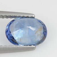 2.09 cts Unheated Natural Blue Sapphire Loose Gemstone Oval Cut Certified
