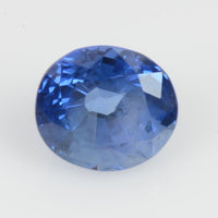 2.41 cts Unheated Natural Blue Sapphire Loose Gemstone Oval Cut Certified