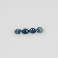 3.2-4.0 mm Natural Blue Sapphire Loose Gemstone Round Cut